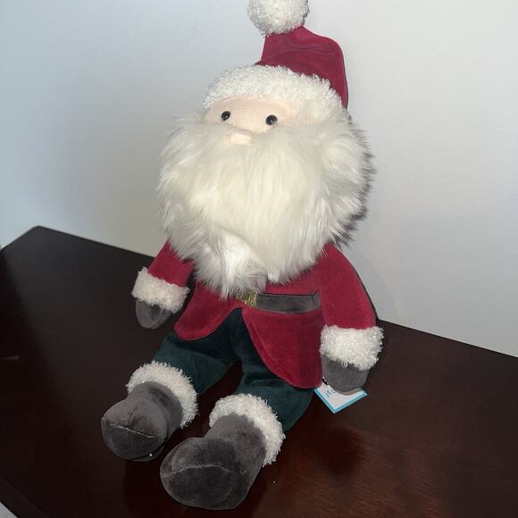 Jellycat "I Am Jolly Santa" Christmas Plush New With Tags Retired Santa Claus - Picture 2 of 5